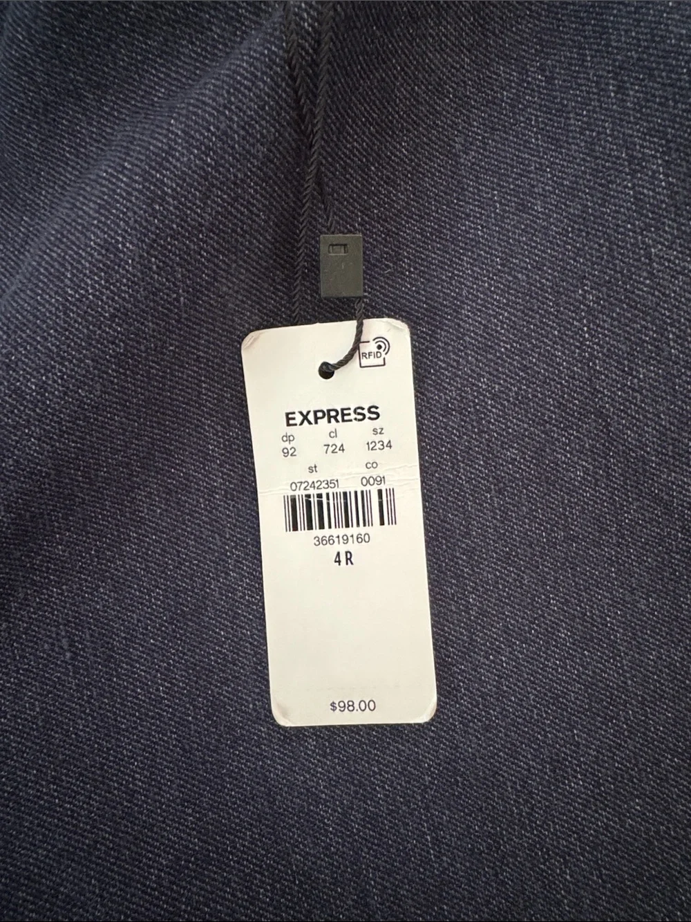 Express Editor Mid Rise Bootcut Dress Pants - Picture 3 of 5